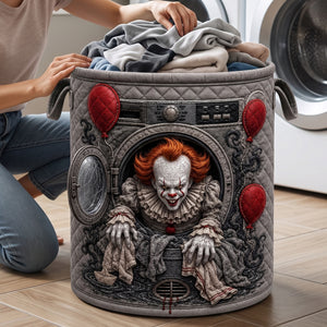 Gothic Horror Quilted Laundry Basket Personalized Gifts For Horror Lovers 05NATN140726