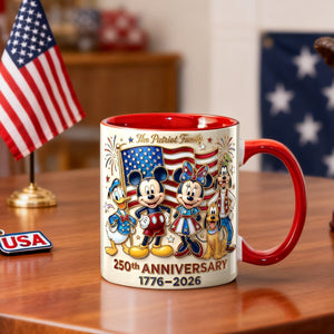 USA Anniversary Accent Mug - Personalized Gifts 03PALU030226