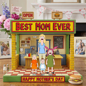 Best Mom Ever Acrylic Plaque - Personalized Gifts For Mothers 02hutn180426