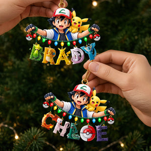 Adventure Alphabet Custom Name Ornament - Personalized Christmas Gifts 03ohdt240926
