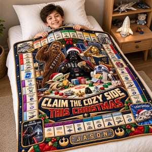 Space Adventure Blanket - Personalized Christmas Gifts 05hadh011026-Homacus