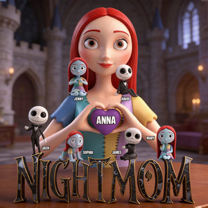 Spooky Mom Acrylic Plaque - Personalized Gifts For Mom 03ohtn300126