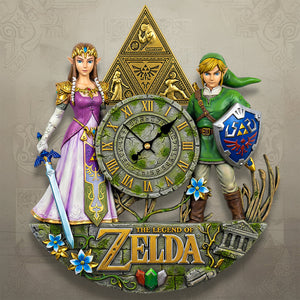 Legendary Hanging Wall Clock Personalized Gifts For Couple 04HUDT241225
