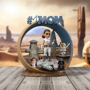 The Cosmic Energy Mom Acrylic Plaque - Personalized Gifts For Mother 02QHTN250425-Homacus