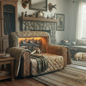 Duck Hunting Quilted Sofa Cover - Personalized Gifts For Hunters 04kita050226