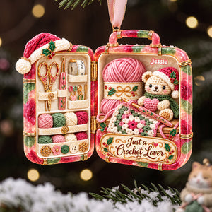 Handmade Craft Acrylic Ornament - Personalized Gifts For Crochet Lovers 01tota141026