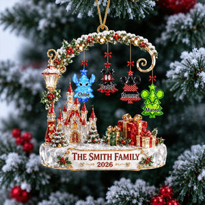 Timeless Christmas Ambience Acrylic Ornament - Personalized Christmas Gifts For Family 01ohdt040926