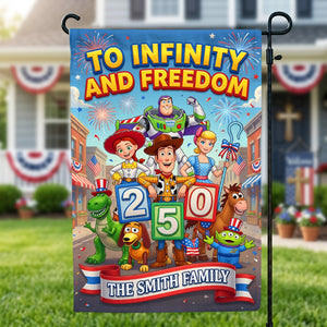 Celebrated America 250th Anniversary Garden Flag - Personalized Gifts For Family 04tydh150626