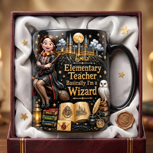 Teacher Wizard Magic Coffee Mug - Personalized Gifts For Teacher 01ohdh110726