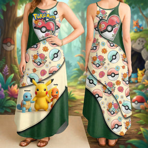 Mom Of Pocket Creature Maxi Dress - Personalized Gifts For Mom 01QHQN070426