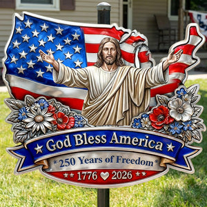 USA 250th Anniversary Metal Sign - Personalized Gifts For Family 04TOMG310126