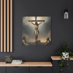 Jesus On The Cross With Thieves Canvas – Gift For Jesus Lover 03acxa060525