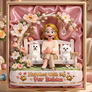 Furbaby Lover Acrylic Plaque - Personalized Gifts For Furbaby lovers 03todh250626