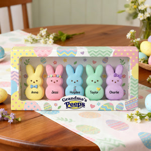 Easter Day Bunny Acrylic Plaque - Personalized Gifts For Grandma Plaque 01NALU290126