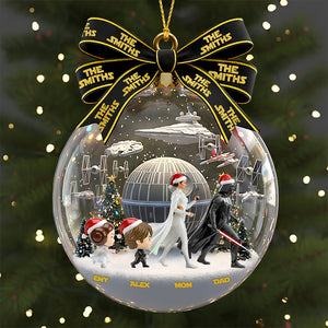 Family Walking Together Christmas Ornament Personalized Gifts For Family 01QHDT021025