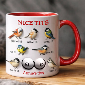 Funny Birds Coffee Accent Mug - Personalized Gift For Her 02NALU291225