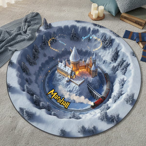 Seasonal Quilted Round Mat - Personalized Gifts 01hymg291025