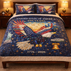 250th Anniversary Quilt Bedding Set Special Line - Gifts For Patriots 03hutn270126
