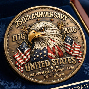 250 Years Of Pride Metal Coin - Personalized Anniversary Gifts 04PGDT020326