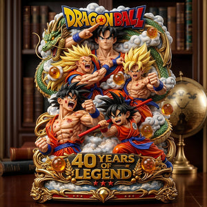 Ultimate Power 40th Anniversary Acrylic Plaque - Personalized Gifts For Anime Lovers 05TYDT160326