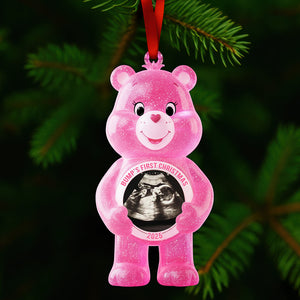 Cute Pregnancy Ornament - Custom Photo Keepsake To Celebrate Motherhood 05qhqn300925