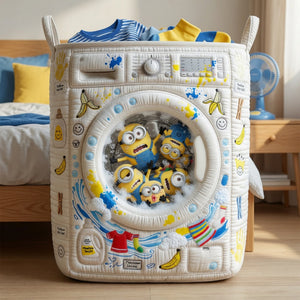 Messy Load Quilted Laundry Basket, Personalized Gifts 04qhlu100726