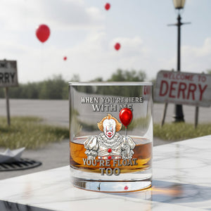 Halloween Round Whiskey Glass - Gifts For Halloween 01PAMG110825