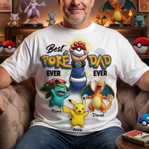 Adventure Game Dad And Kids Shirt - Personalized Gifts For Father's Day Shirt 01OHLU150526