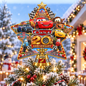 20th Anniversary Racemas Acrylic Christmas Tree Topper - Personalized Gifts For Christmas 01ohqn210926