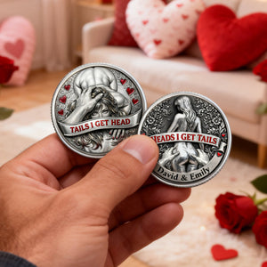Personalized Funny Gifts For Couple Printed Metal Coin 03hutn120226