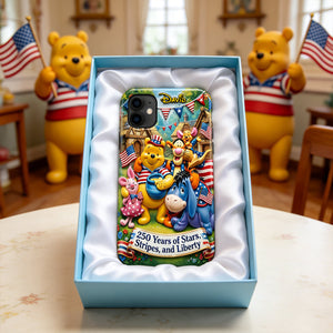 America 250 Years Stars & Stripes Phone Case - Personalized Gifts For Patriots 04TYTN140326