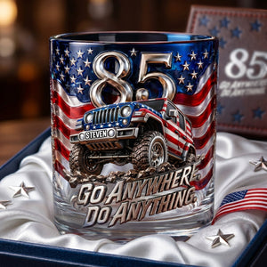 85 Years of Rugged Heritage Round Glass - Personalized Gift 02PADH020626