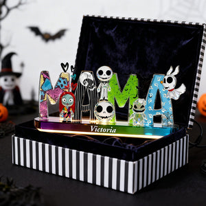 Spooky Mama Acrylic Light Box Personalized Gifts For Mom 04OHDT230226