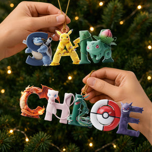 Adventure Alphabet Custom Name Ornament - Personalized Gifts For Christmas Ornament 04OHDT160926