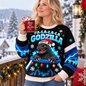 Festive Giant Monster Shirt - Personalized Christmas Gifts 07naqn170926