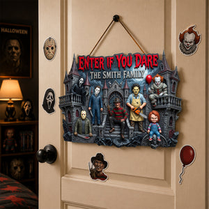 Fright Night Acrylic Sign - Personalized Gifts For Family 03TYDH170726