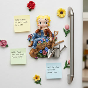 Gardening Girl Fridge Magnet - Personalized Gifts For Gardeners 06palu091225