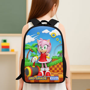 Power Up Characters School Bag Personalized Gifts For Kids 05natn310725 - Backpack - GoDuckee