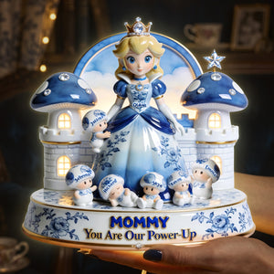 Queen Mommy & Little Power Up Light Box - Personalized Gifts For Moms 02PGTA160426