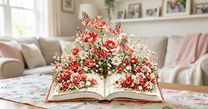Blooming Garden Book Acrylic Plaque - Personalized Gifts For Mom 03OHMG050226