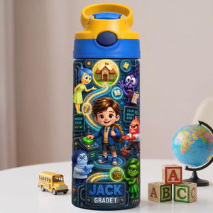 Colorful Emotions 12oz Tumbler - Personalized Gifts For Kid 01haqn040826