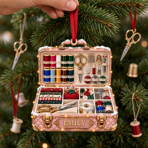 Sewing Christmas Ornament - Personalized Gifts For Sewing Lovers 10ttlu081026
