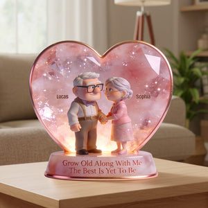 A Lifetime Of Love Acrylic Plaque - Personalized Gifts For Couples 05natn181225