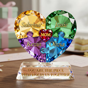 Puzzle Pieces Acrylic Plaque - Personalized Gifts For Mother's Day 02hyta030226