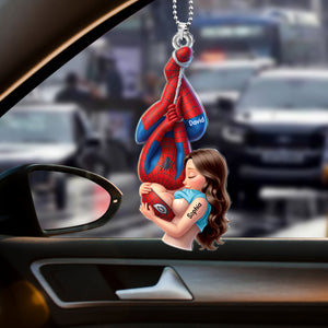 Naughty Couple Car Ornament - Personalized Gifts For Couple Car Ornament 06HUQN090726