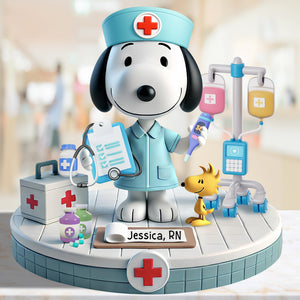 Funny Nurse Acrylic Plaque - Personalized Gifts for Nurse 032HULU180725