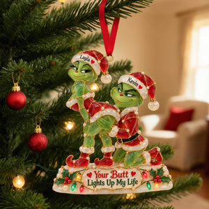 Naughty Couple Christmas Ornament - Personalized Gifts For Couple 04natn191026