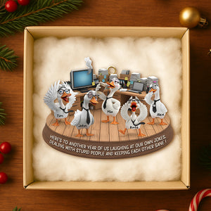 Silly Goose Coworker Christmas Ornament Personalized Gifts 06KIDT131125