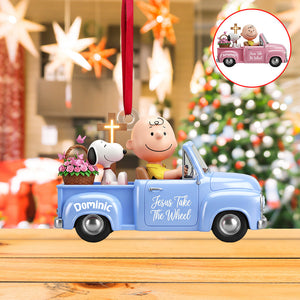 Jesus Christmas Ornament - Personalized Gifts For Christian 01NAMG070825