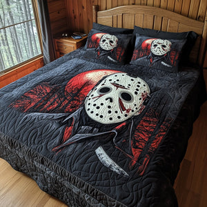 Creepy Villains Quilt Bedding Set Special Line - Halloween Gifts For Horror Movie Fans 02TGLU210825